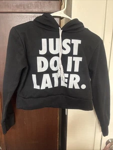 Sudadera con capucha Just Do It Later - Imagen 1 de 2