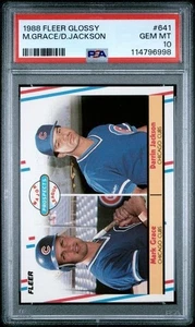 1988 Fleer - Mark Grace, Darrin Jackson #641 Glossy (RC) - Picture 1 of 3