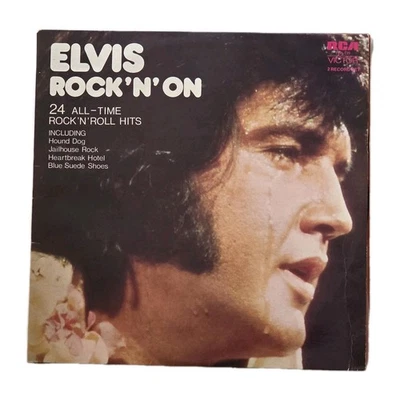 ELVIS PRESLEY "Rock 'N' On" 1973 AUSSIE 24Tk GATEFOLD SLEEVE VINYL 2LP (BEST OF) - Image 1 of 4
