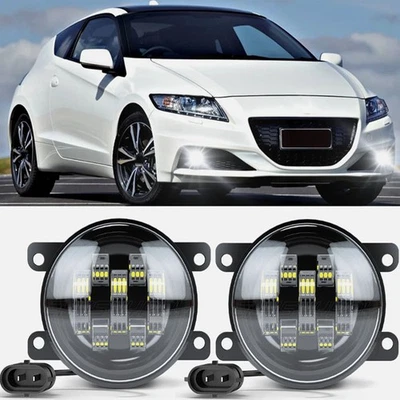 LED Front Fog Light Bumper Driving Lamps Right+Left For Honda CR-Z 2013-2016 - Image 1 of 4