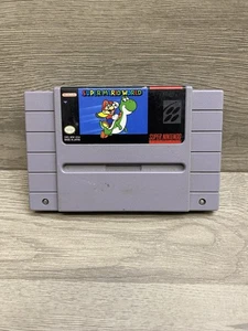 Super Mario World Nintendo SNES 1991 Authentic Video Game - Picture 1 of 12
