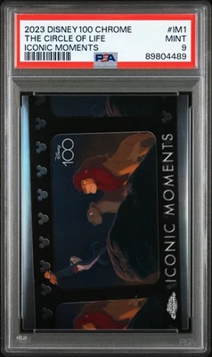2023 Disney 100 Topps Chrome Iconic Moments - The Circle Of Life #IM-1 PSA 9 - Image 1 of 3