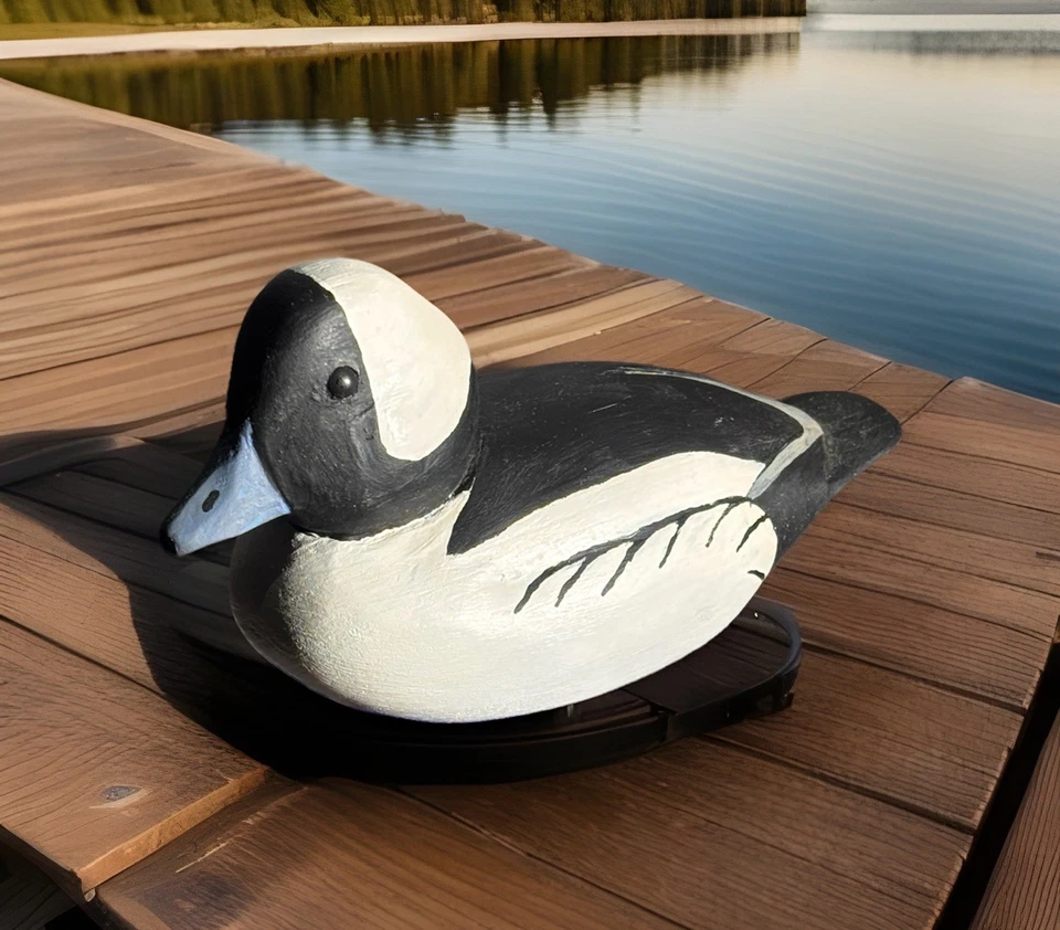 VINTAGE BUFFLEHEAD DRAKE DUCK MINI DECOY - Image 1 of 4