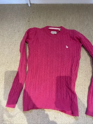 Jack wills Size 6 Bright Pink Merino Wool - Image 1 of 3