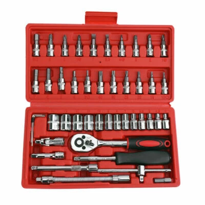 Mechanics Hand Tool Set Metric Wrench Screwdriver Combination Repair Tool Kit - Image 1 of 4