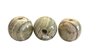 NEW OLD STOCK~ 2.5" dia Onyx Ball Lamp Spacer Break lamp part-Med Green - Picture 1 of 13