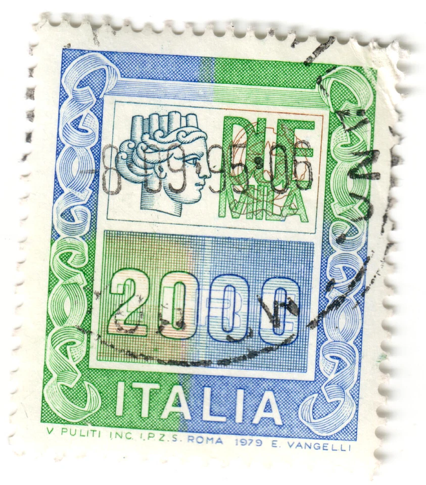 Italy - 1979 - New Daily Stamps - 2000L - Used - #1 - Image 1 of 1