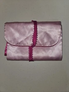 Beautiful Vintage Pink And Fuscia Lingerie Or Hosiery Bag - Picture 1 of 7