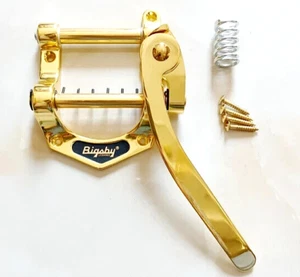 VIBRATO tremolo BIGSBY B 500 GOLD / doré or NEUF made in Korea / corée - Picture 1 of 2