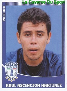 204 RAUL MARTINEZ MEXICO CF. PACHUCA FIRST DIVISION OPENING 2010 PANINI