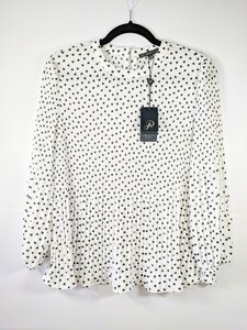 adrianna papell polka dot top