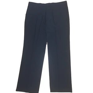 Haggar Standards Dress Pants Men's 40x32 Black Straight Fit New - Picture 1 of 11