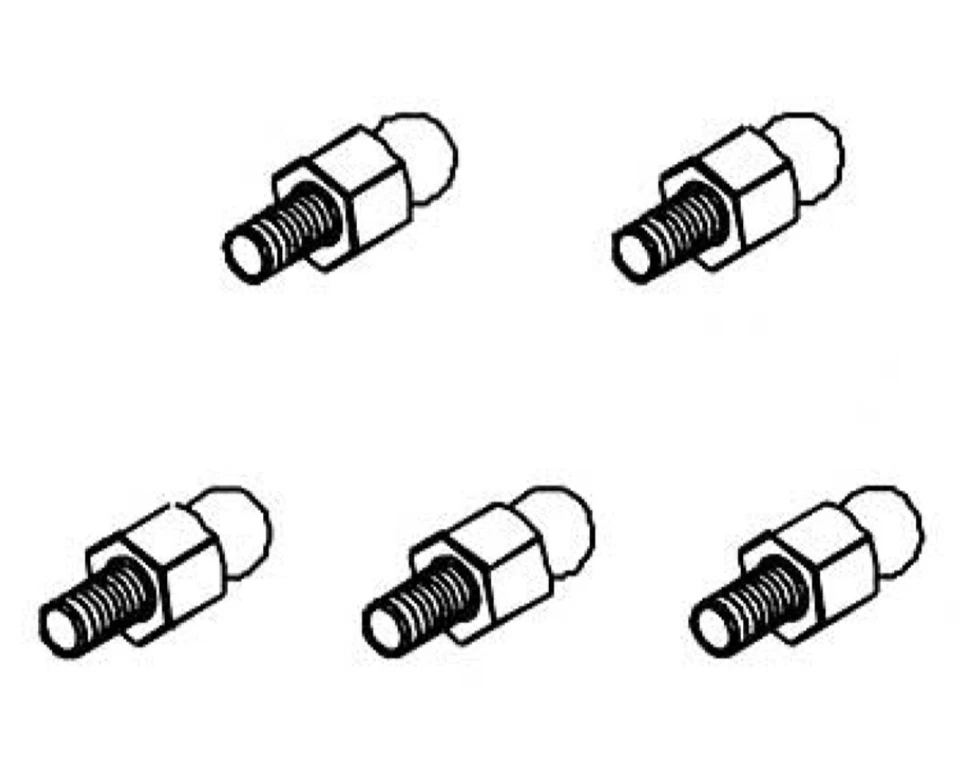 Robitronic Kugelkopf 5mm mit hohen Ansatz 5 Stk R30108  - Bild 1 von 1