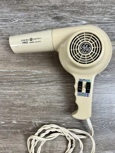 Vintage GE Pro Asciugacapelli pistola 1400 Watt - Foto 1 di 5