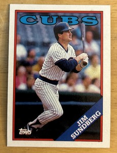 1988 Topps Jim Sundberg Baseball Card #516 Cubs Catcher High-Grade NM O/C