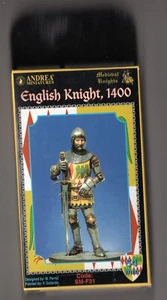 Andrea Miniatures SM-F31 - Caballeros Mediebales, Caballero Inglés (1400), 54 mm - Imagen 1 de 2