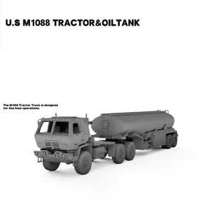 1/144U.S. Army FMTV Series M1088 Tanker 3D Printed Model (Unpainted Painted DIY) - Picture 1 of 5