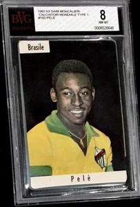 1962 SAIM MONCALIERI PELE 1/1 BVG 8 *RARE* (HIGHEST GRADED) **HOBBIES FINEST** - Picture 1 of 10