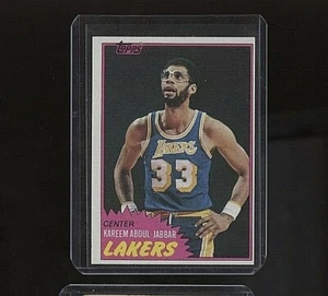 1981-82 Topps BB Kareem Abdul-Jabbar Los Angeles Lakers  #20  ⭐️💥🎯 NMMT - Picture 1 of 2