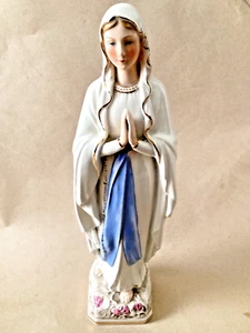 FIGURA FINA PORCELANA GOEBEL Nº HM 102/5 - NUESTRA SEÑORA DE LOURDES. 12 pulgadas de alto. - Imagen 1 de 11