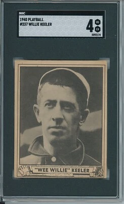 1940 Playball #237 WEE WILLIE KEELER SGC 4 VG-EX New York Yankees - Image 1 of 2