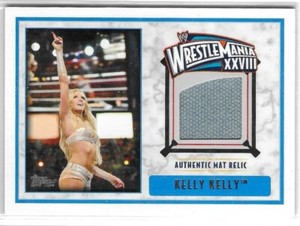 2012 Topps WWE Kelly Kelly WrestleMania Ring Mat Relic Card