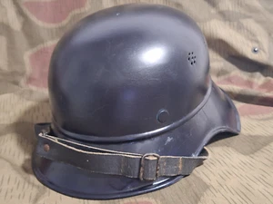 Casco de acero Wehrmacht Steelhelmet Militaria Casque RL 2-38/38 protección aérea - Imagen 1 de 5