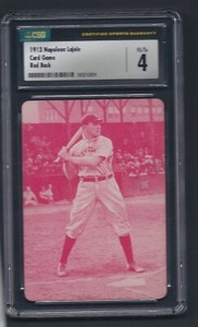 1913 Napoleon Lajoie Game Card - CSG 4 - Very Nice Undergraded?