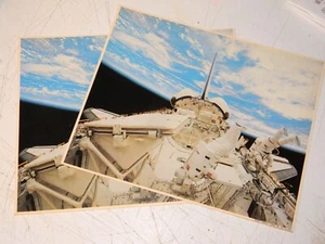 Menge 2 - 8" x 10" Foto NASA Foto Space Shuttle Astronaut Space Walk - Bild 1 von 7
