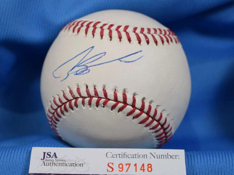 Craig Biggio Signed Jsa Coa Major League Oml Baseball Authentic Autographed - Image 1 of 2