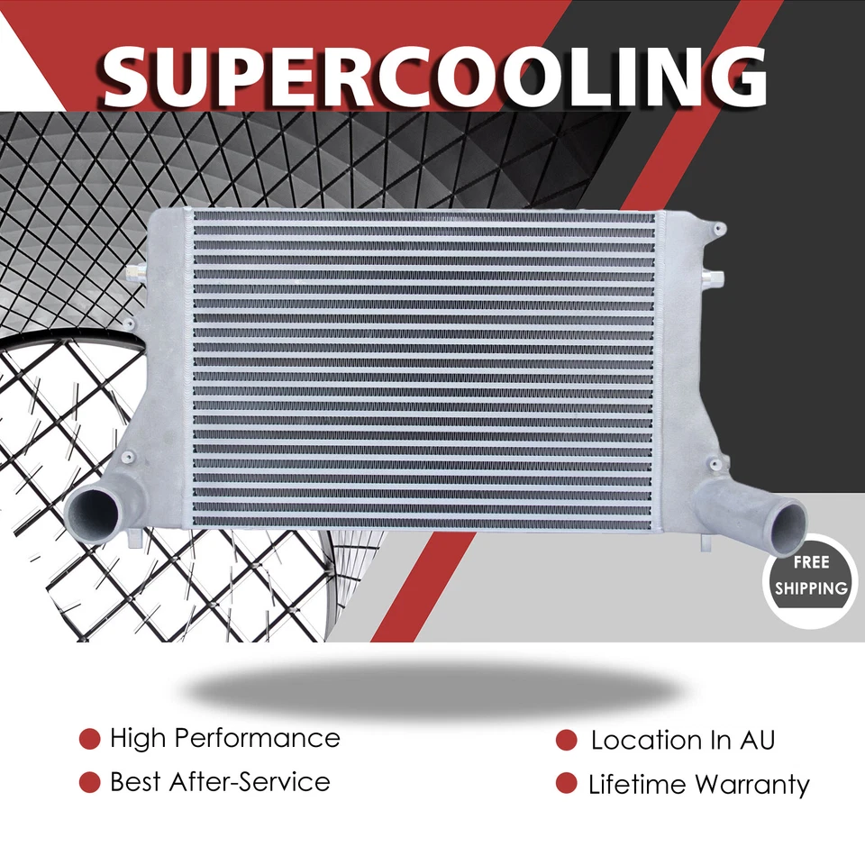 3" Aluminum Intercooler For Golf GTI FSI TSI Jetta 2.0T MK5 Gen2 Audi A3 2006-13 - image 1 of 4