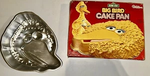 Vintage Wilton Big Bird Face Metall Kuchenform 502-7407 1978 - Bild 1 von 6