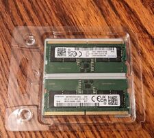 Samsung 2x 8GB (16GB) DDR5 4800MHZ PC5-48008 SODIMM Laptop Memory NEW! for sale
