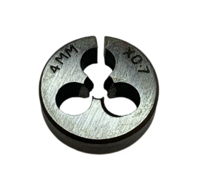 4MM X 0.7 DIE THREADING DIE ROUND SPLIT DIE METRIC THREAD M4 RDGTOOLS - Image 1 of 2