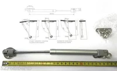 PISTONE GAS 30,50,60,80,100,120,150,180 NEWTON e A CADUTA-ANTA RIBALTA VASISTAS - Immagine 1 di 2