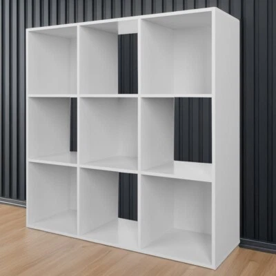 Compact Cube 9 Compartment Storage Unit - White (04717) - Image 1 of 4