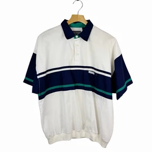 Vintage Members Only Short Sleeve Pullover Shirt Golf Elastic Waist Size Large - Picture 1 of 12