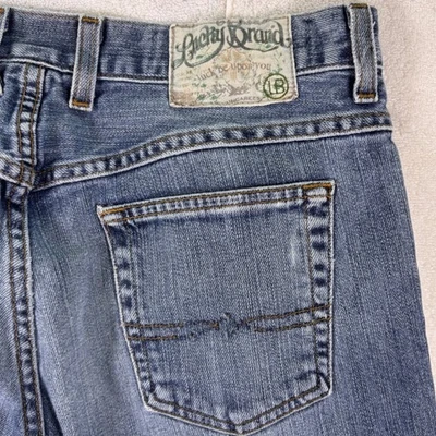 Jeans Easy Rider 31x29 de colección Lucky Brand para mujer lavado medio corte bota hechos en EE. UU. Foto 1 de 4