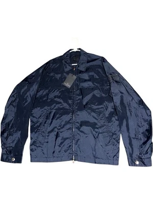 Chaqueta azul SS00 vintage cortavientos Valentino bombardero matrícula logotipo Y2k de colección Foto 1 de 4