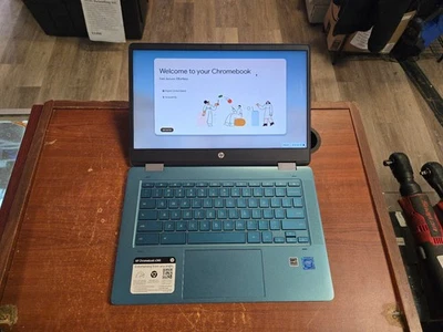 HP 14a-ca0130wm 14" HD Touchscreen Celeron N4020 1.1GHz  4GB RAM 64GB  Storage - Image 1 of 4