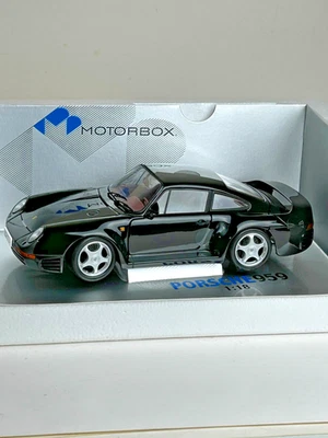 Exoto Motorbox Porsche 959 escala 1:18 con caja original, negro Foto 1 de 4