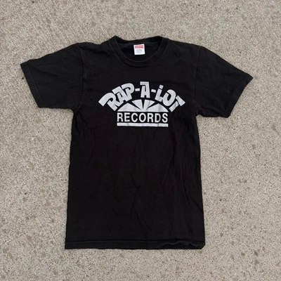 Supreme Rap A Lot Records Tee Black Size Small , Singular Flaw , Made USA - Image 1 of 4