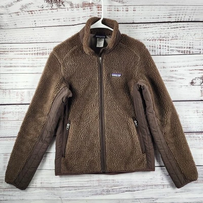 Chaqueta Patagonia Retro-X Mujer M Marrón Polar Cremallera Completa A Prueba de Viento 23071 Mediana Foto 1 de 4