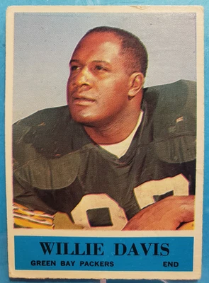 Philadelphia Football 1964 #72 Willie Davis - Tarjeta de novato (RC) Foto 1 de 3