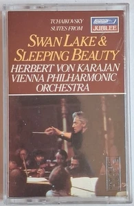 Tchaikovsky Suites from Swan Lake & Sleeping Beauty Herbert Von Karajan Cassette - Picture 1 of 8