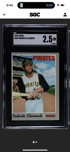 1970 Topps - Roberto Clemente #350 SGC 2.5 Pirates HOF SHARP - Picture 1 of 2