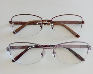 Womens Glasses Frames x 2 LINDSEY GV1019 Full Rim Brown & Violet New/Ex Display - Picture 1 of 7