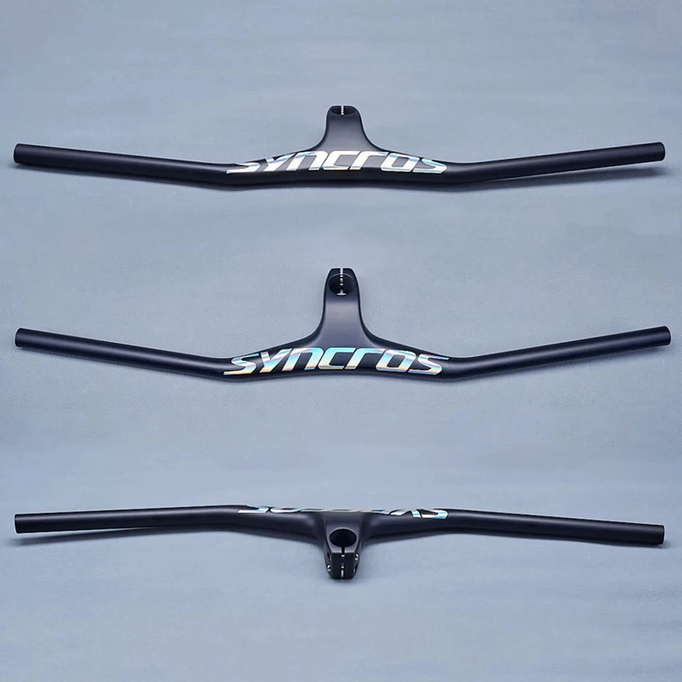 Full Carbon Fiber MTB Bicycle One-shaped Integrated Handlebar with Stem 28.6mm - Image 1 of 4