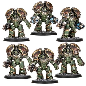 Warhammer Horus Heresy - Space Marines - Saturnine Terminators x6 [NOS] - Picture 1 of 2