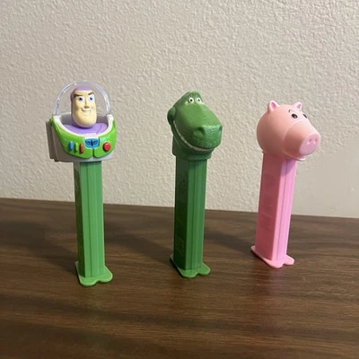 Toy Story Pez Dispensers Lot Of 3 Buzz Light year , Rex, - Image 1 of 4
